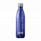Metal Water bottle / 500мл / blue wood VPlab