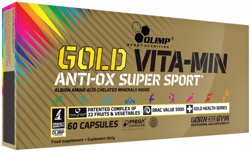 Gold VITA-MIN anti-OX super sport Mega Caps / 60капс OLIMP
