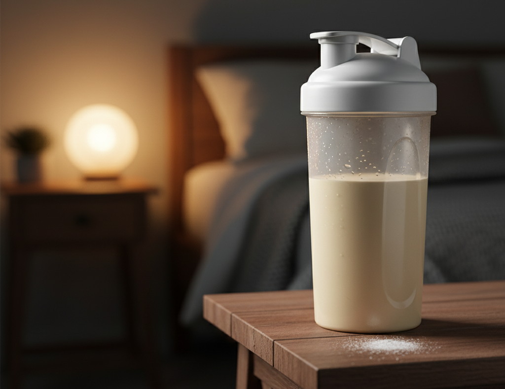 Казеин медленный белок для ночного восстановления и роста мышц