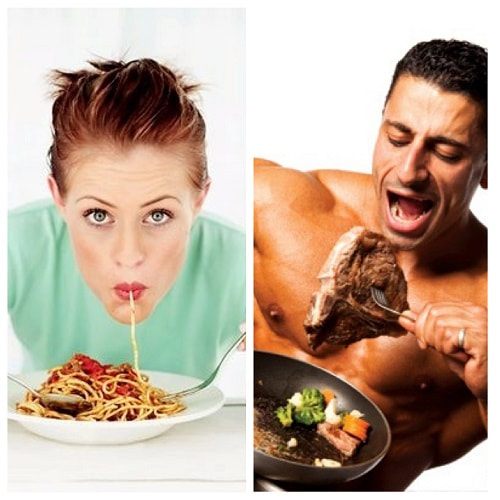 Различия питания у мужчин и женщин