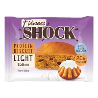 FitnesShock PROTEIN BISCUIT / 40г / ром-баба
