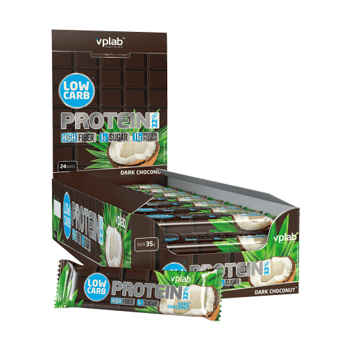 Лоу Карб Протеин Бар / 35г / темный шоколад кокос  VPlab