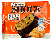 FitnesShock PROTEIN BROWNIE / 50г / апельсин