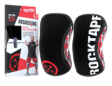 RockTape Наколенники Assassins / 5мм / XL / красный камуфляж