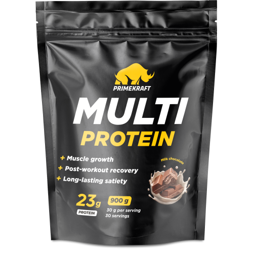 Prime Kraft Multi protein / 900г / молочный шоколад