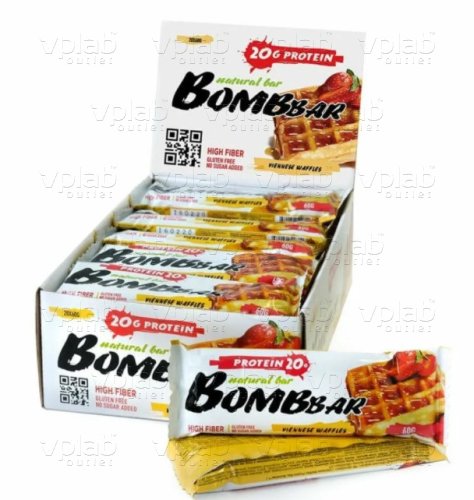 BOMBBAR Протеиновый батончик / 60г / венские вафли