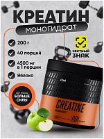 Креатин Моногидрат / 200г / зеленое яблоко Do4a Lab