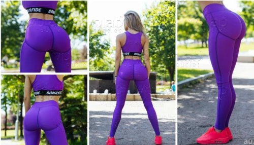 Bona Fide Лосины / Push-Up Violet / L
