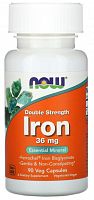 NOW Iron 36мг / 90капс