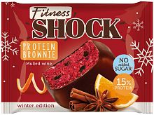 FitnesShock PROTEIN BROWNIE / 50г / глинтвейн