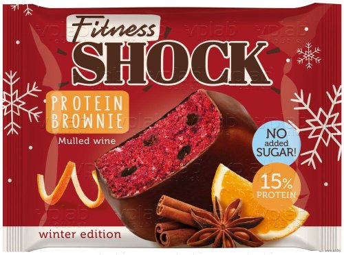 FitnesShock PROTEIN BROWNIE / 50г / глинтвейн