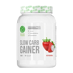 Nature Foods Slow Carb Gainer / 1000г / клубника
