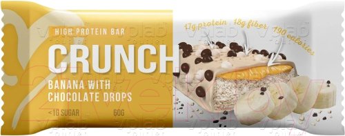 BootyBar Crunch Батончик / 60г / банан шоколад