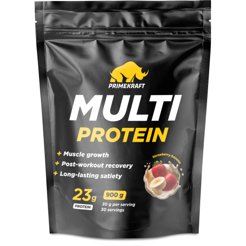 Prime Kraft Multi protein / 900г / клубника банан
