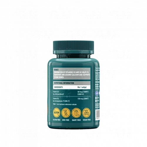 UESUPPS Ультра Энерджи Витамин D3 и K2 / 30капс - Cлайд 4