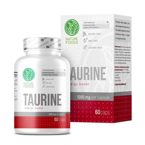 Nature Foods Taurine 1000мг / 60капс