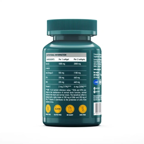 UESUPPS Ультра Энерджи Премиум Омега-3 / 60капс - Cлайд 4