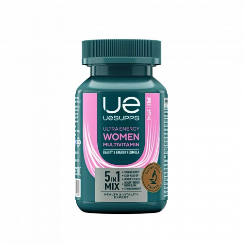 UESUPPS Ультра Энерджи Вимен Мультивитамин Формула / 30капс - Cлайд 4