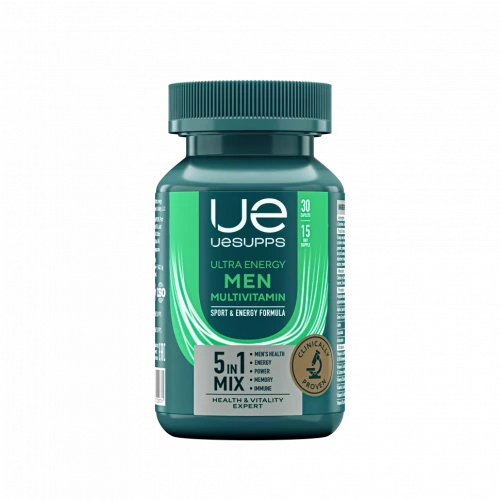 UESUPPS Ультра Энерджи Мен Мультивитамин Формула / 30капс - Cлайд 4