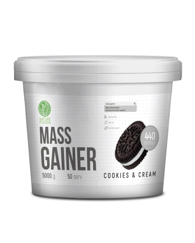 Nature Foods Slow Carb Gainer / 5000г / печенье