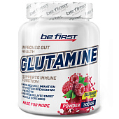Be first Glutamine powder / 300г / малина