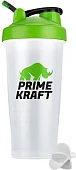 Prime Kraft Шейкер /600мл/ прозрачный с зеленой крышкой