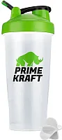 Prime Kraft Шейкер /600мл/ прозрачный с зеленой крышкой