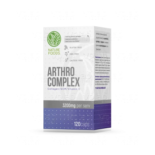 Nature Foods Arthro Complex (Glucosamine + Chondroitin + MSM + Collagen + Vitamin C) / 120капс - Cлайд 2