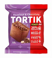 PowerPro Пирожное TORT / 55г / фундук и шоколад