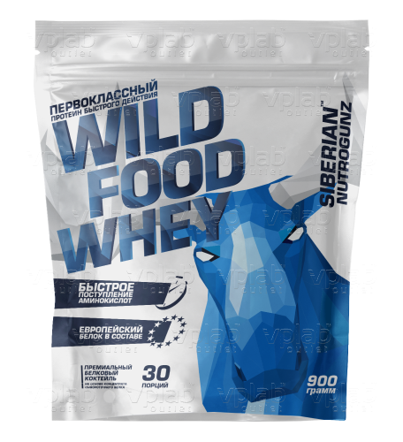 Siberian Nutrogunz Wild Food Whey / 900г / ореховое печенье