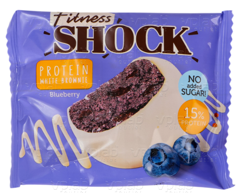 FitnesShock PROTEIN BROWNIE / 50г / черника
