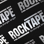 RockTape Кинезиотейп Bulk / 5см x 32м / серебряный логотип