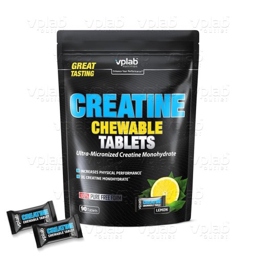 VP Creatine Chewable / 90таб / лимон