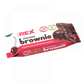 Protein Rex Пирожное протеиновое Brownie / 50г / вишня