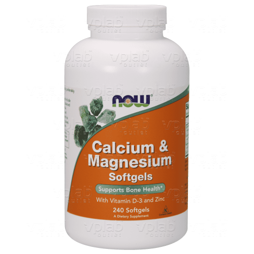 NOW Calcium & Magnesium + D / 240капс