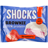 FitnesShock PROTEIN BROWNIE / 50г / клубника
