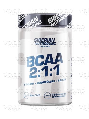Siberian Nutrogunz BCAA 2:1:1 / 225г / клубника
