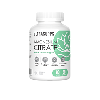 ULTRASUPPS Magnesium Citrate / 90softgels