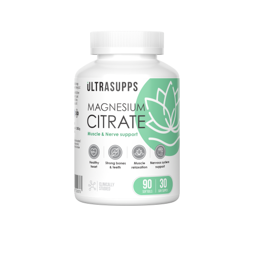 ULTRASUPPS Magnesium Citrate / 90softgels