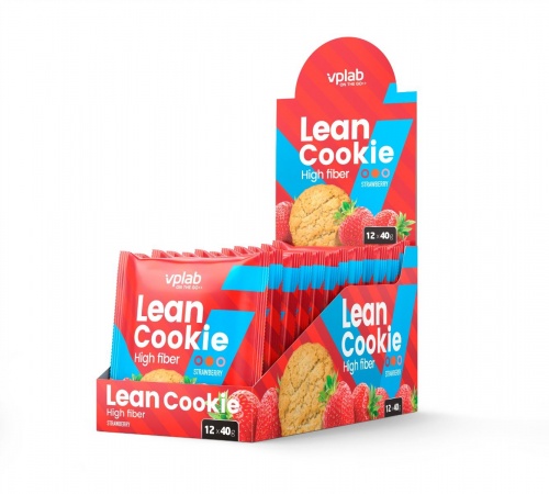 Lean Cookie/ 40г / Клубника VPlab