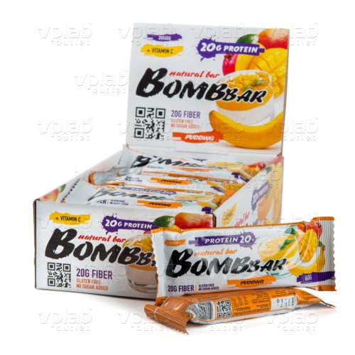 BOMBBAR Протеиновый батончик / 60г / манго банан