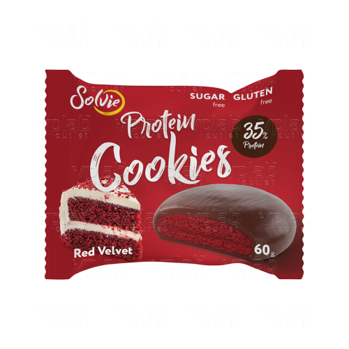 Solvie Protein cookies / 60г / красный бархат