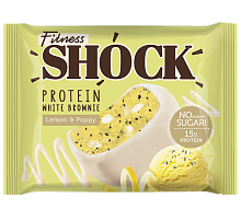 FitnesShock PROTEIN BROWNIE / 50г / лимон-мак