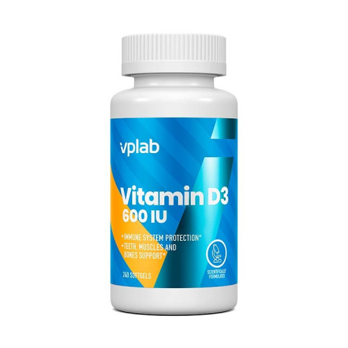 Vitamin D3 600 ME / 240капс VPlab
