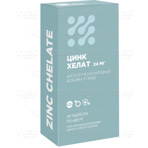 Биотерра Цинк хелат 24 мг / 30 таб