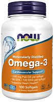 NOW Omega-3 1000мг / 100капс