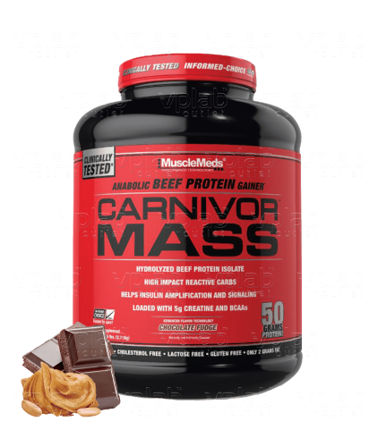 MuscleMeds Carnivor Mass / 2,27кг / шоколад арахисовое масло