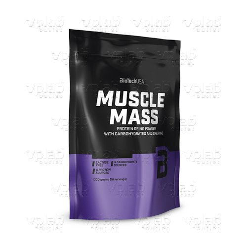 БиоТеч Muscle Mass / 1000г / ваниль