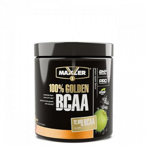 Maxler 100% Golden BCAA / 210г / green apple