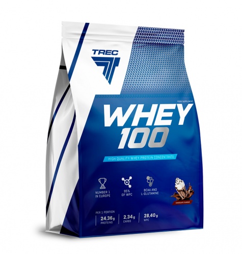 TREC Whey 100 / 900гр / шоколад